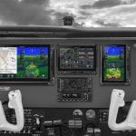 cockpit showing Garmin instruments TXi