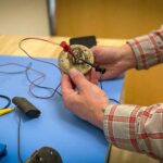 test fuel sender multimeter probes resistance