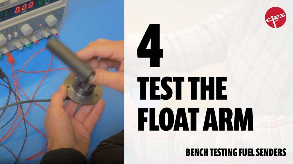 4. Test the float arm