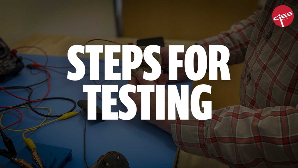 steps for testing